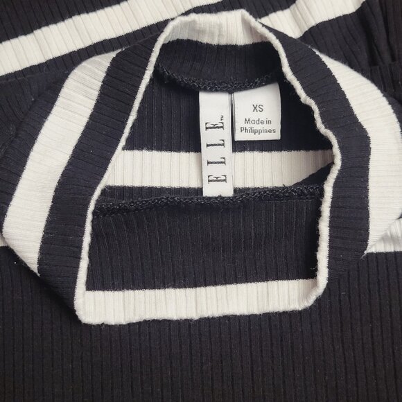 Elle ~ Sz Xsm ~ Horizontal Stripe ~ Sleeveless Top ~ NWOT - Picture 5 of 6